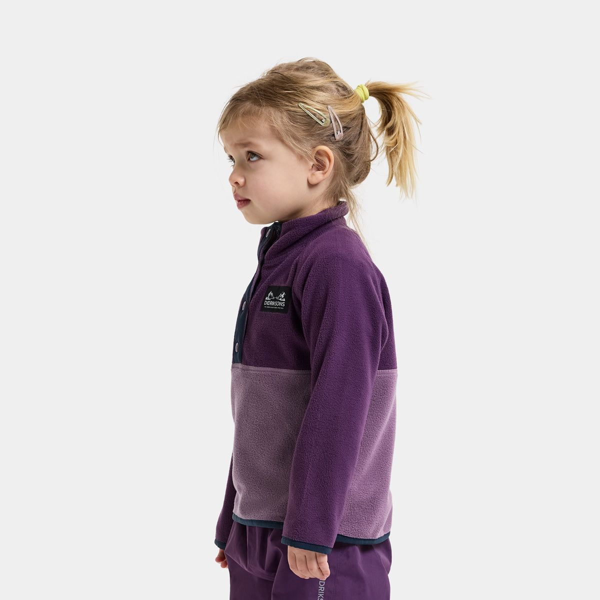 Didriksons Kids Monte Half Button (Northern Purple)