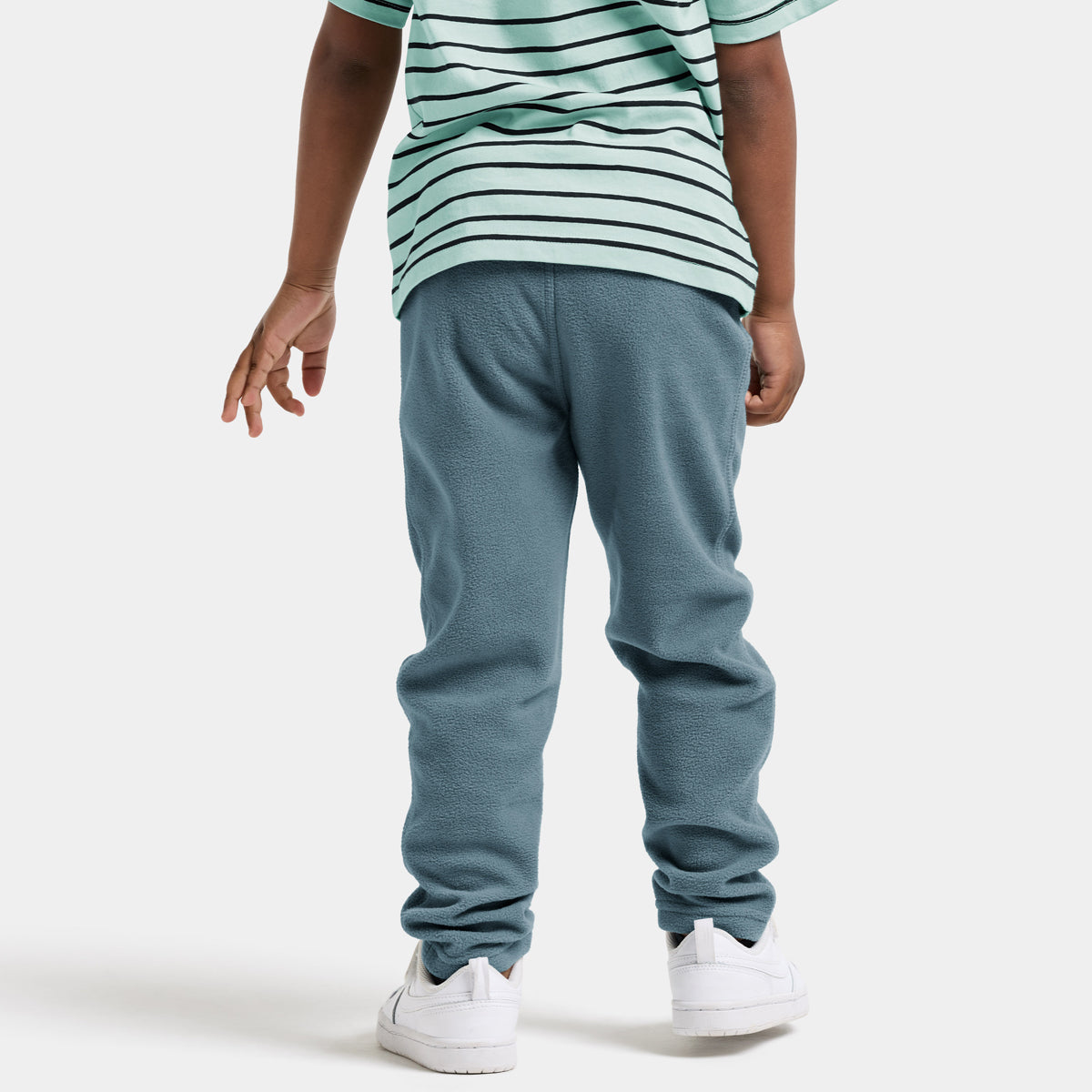 Didriksons Monte Kids Fleece Pants (Factory Blue)
