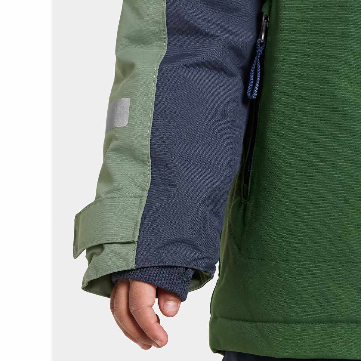 Didriksons Neptun Kids Ski Jacket (Pine Green)