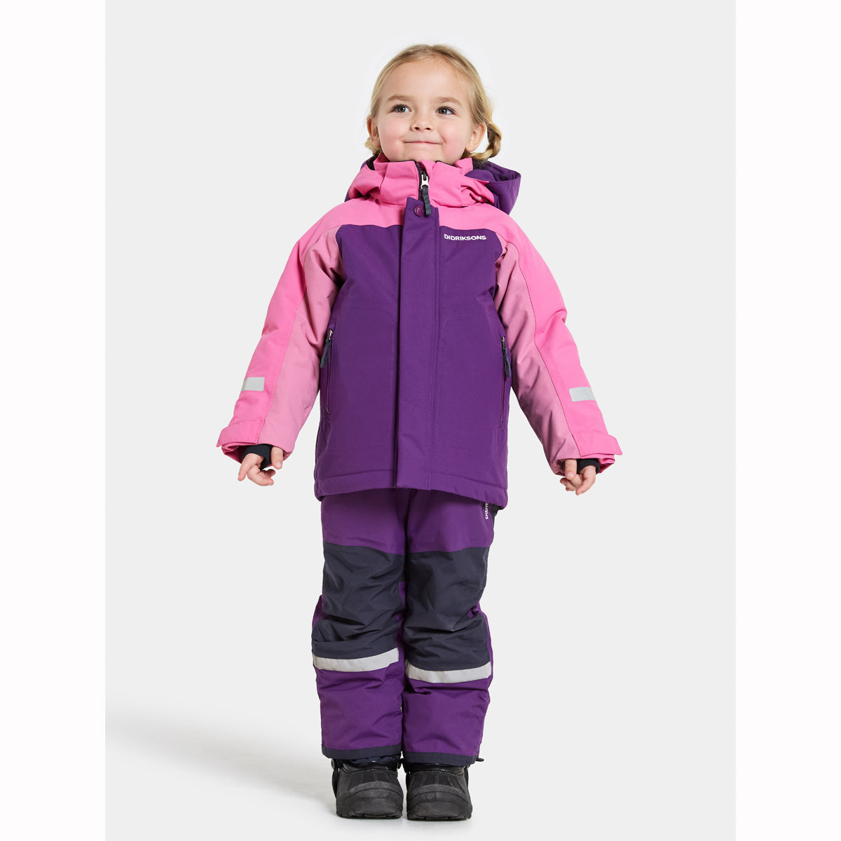 Didriksons Neptun Kids Ski Jacket (Royal Purple)
