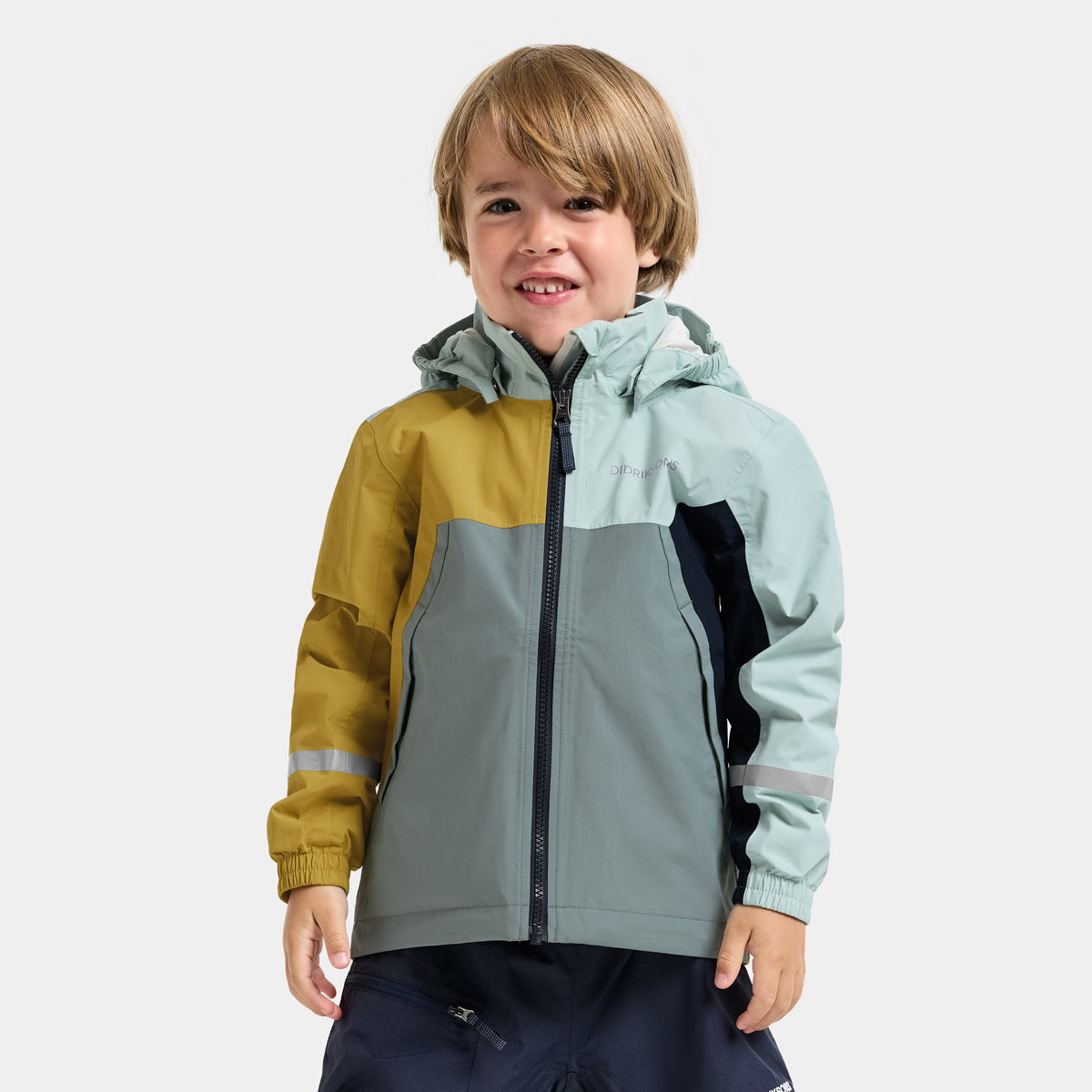 Didriksons Pilvi Kids Waterproof Jacket (Yellow Pollen)