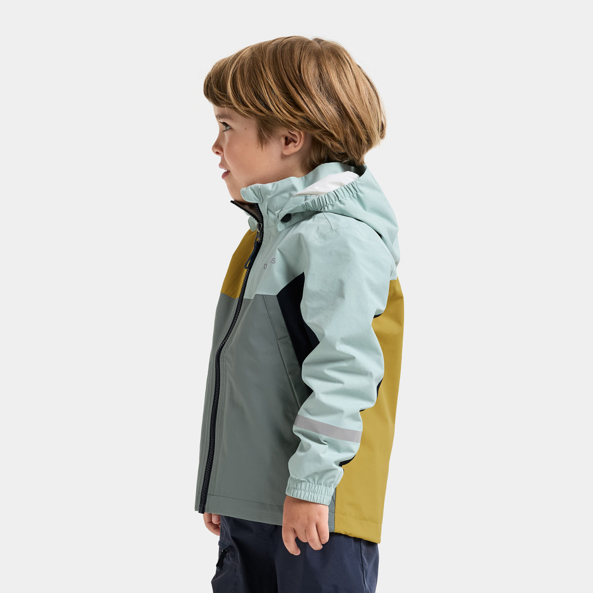 Didriksons Pilvi Kids Waterproof Jacket (Yellow Pollen)