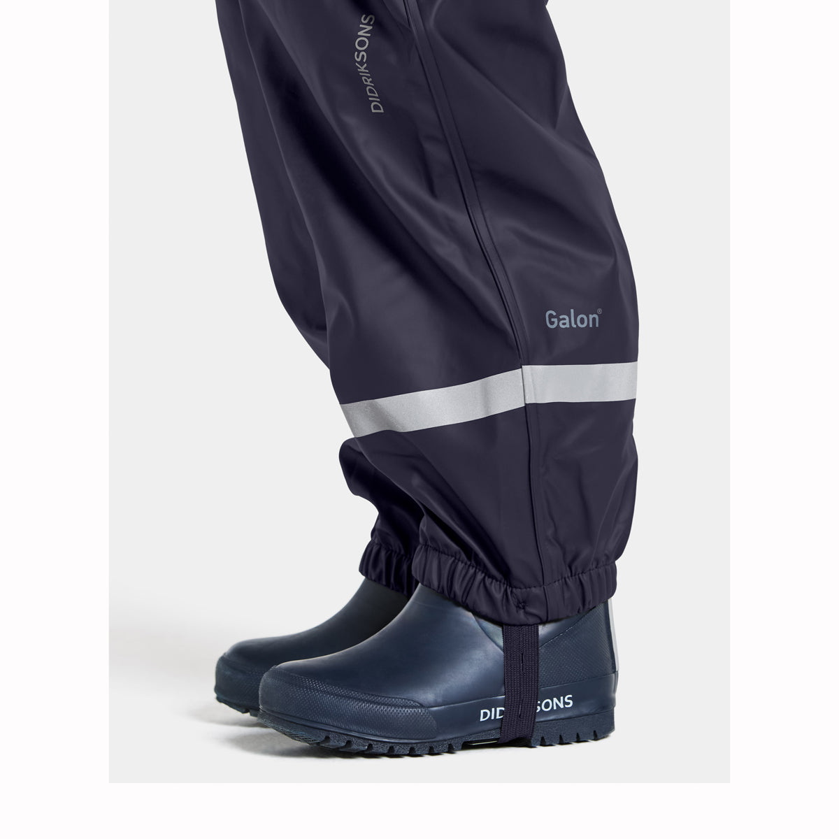 Didriksons Plaskeman Kids Waterproof Dungarees (Navy)