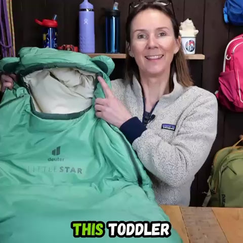 Deuter Little Star Toddler Sleeping Bag Demo