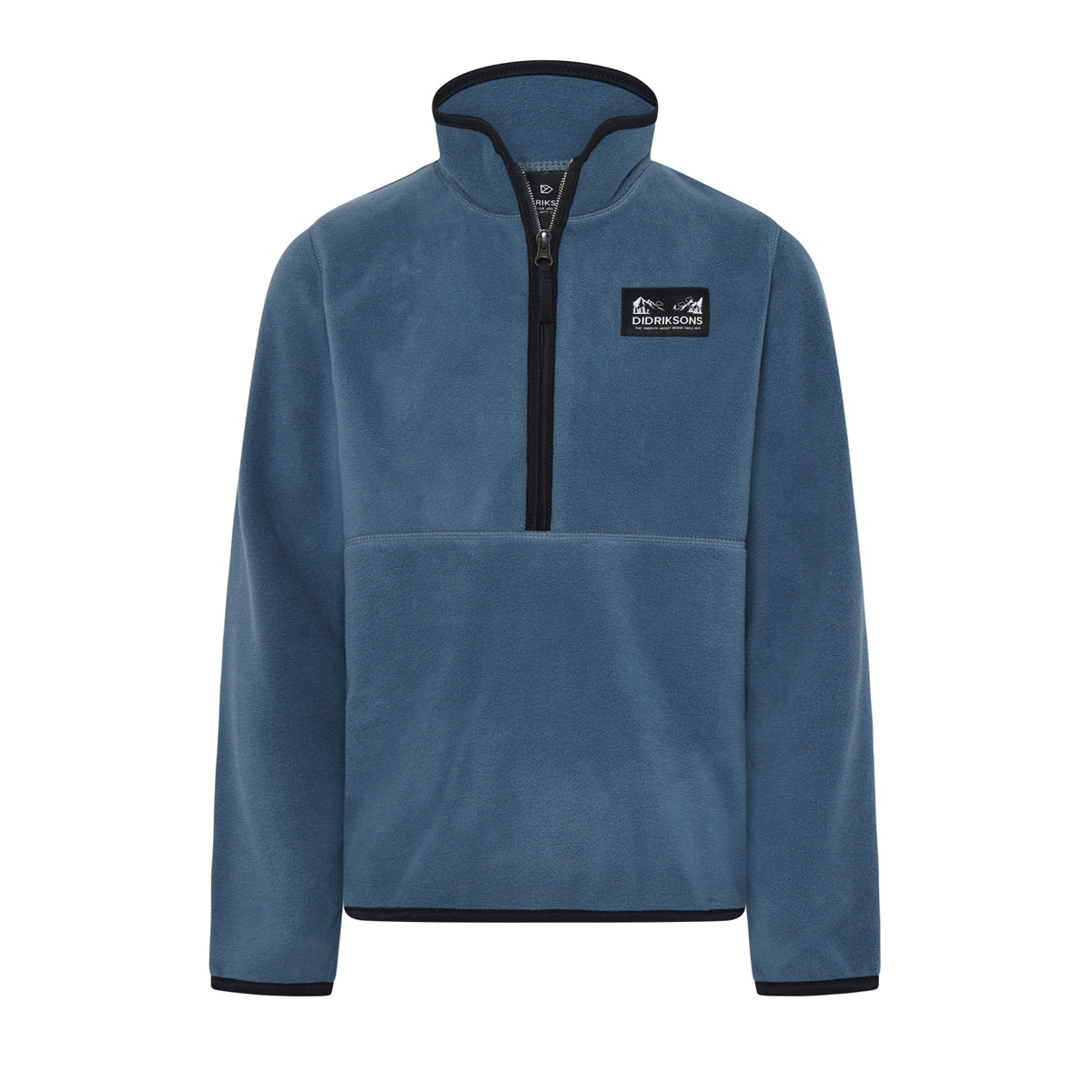 Didriksons Youth Rubi Half Zip Fleece (Blue Fog)