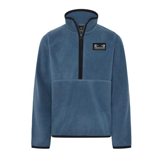 Didriksons Youth Rubi Half Zip Fleece (Blue Fog)