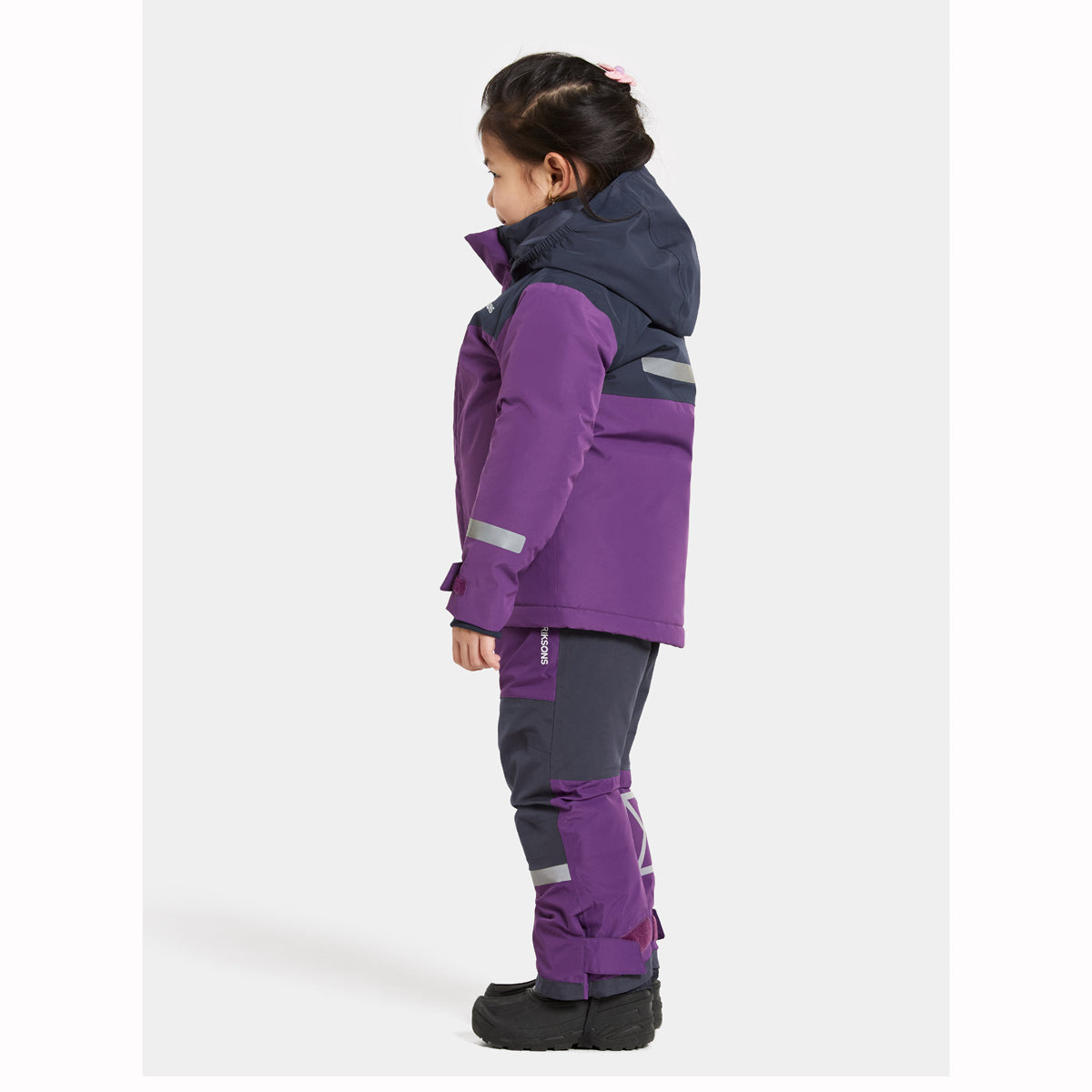 Didriksons Skare Kids Waterproof Insulated Ski Set (Royal Purple)