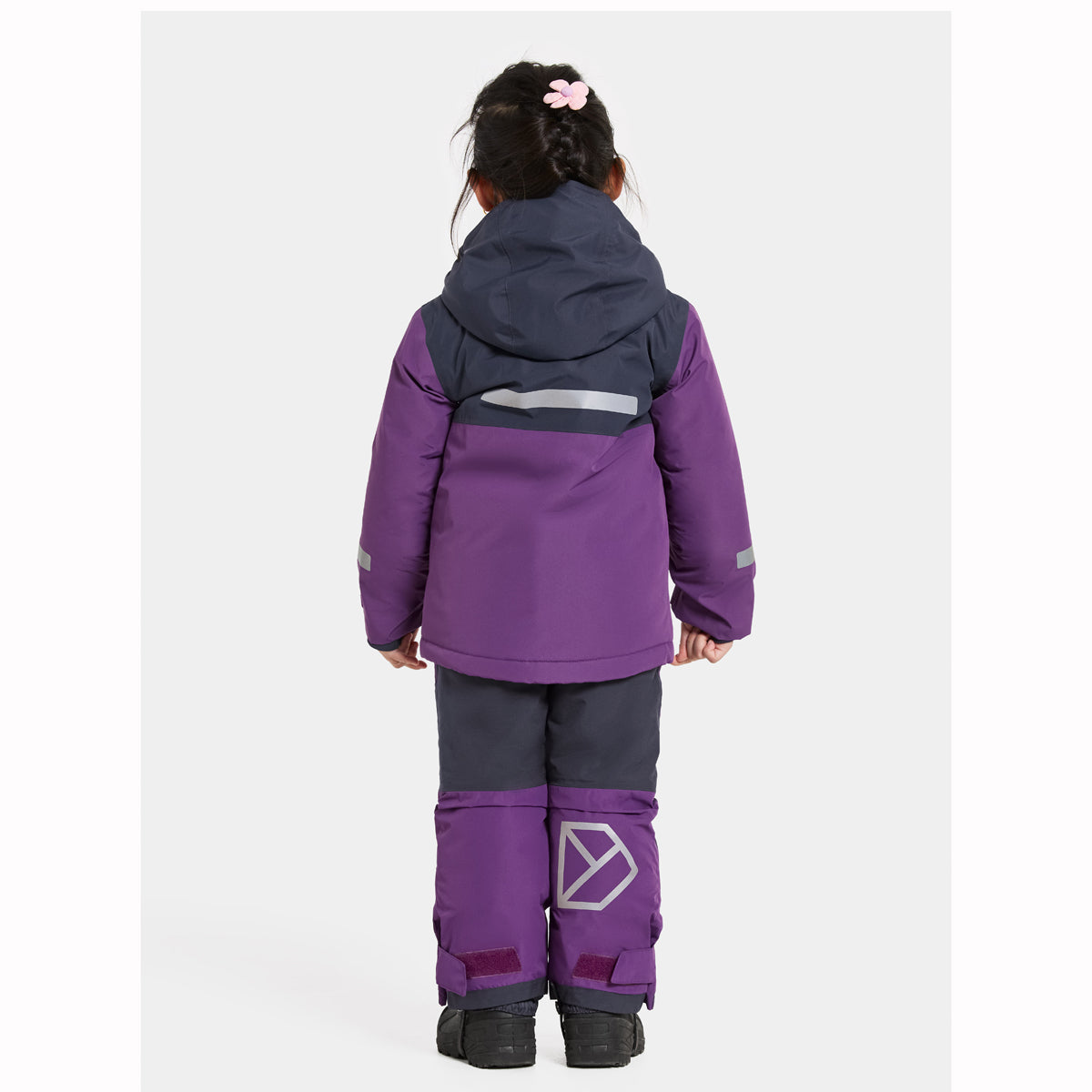 Didriksons Skare Kids Waterproof Insulated Ski Set (Royal Purple)