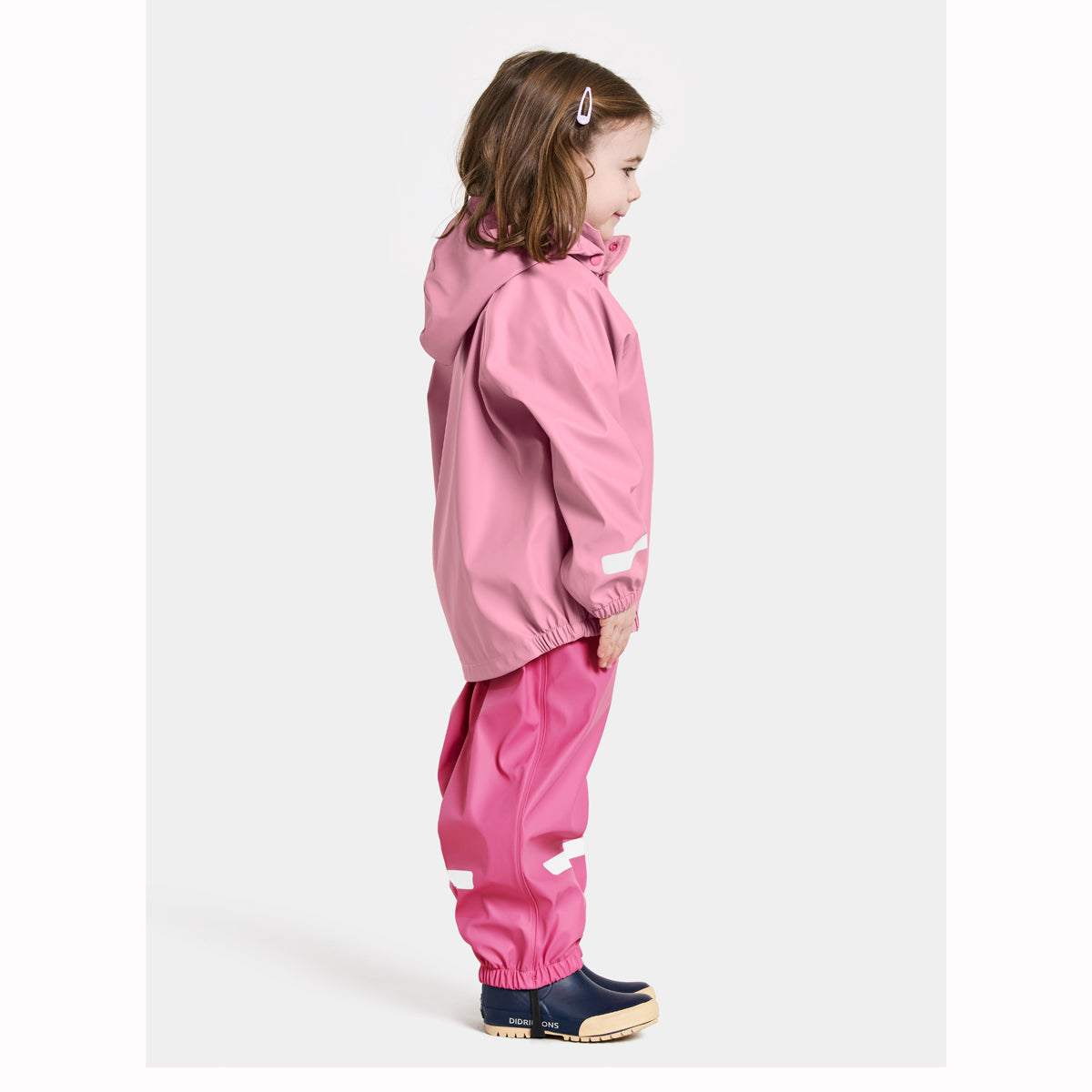 Didriksons Kids Waterproof Slaskeman Sets (Light Heather Pink)