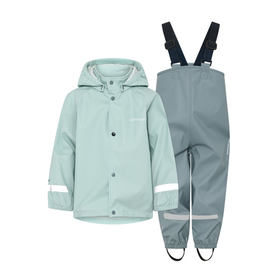 Didriksons Kids Waterproof Slaskeman Sets (Ocean Mint)
