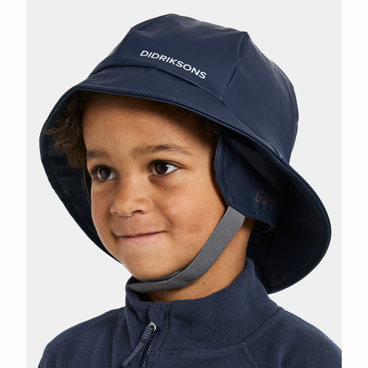 Didriksons Kids Southwest PU Rain Hat (Navy)