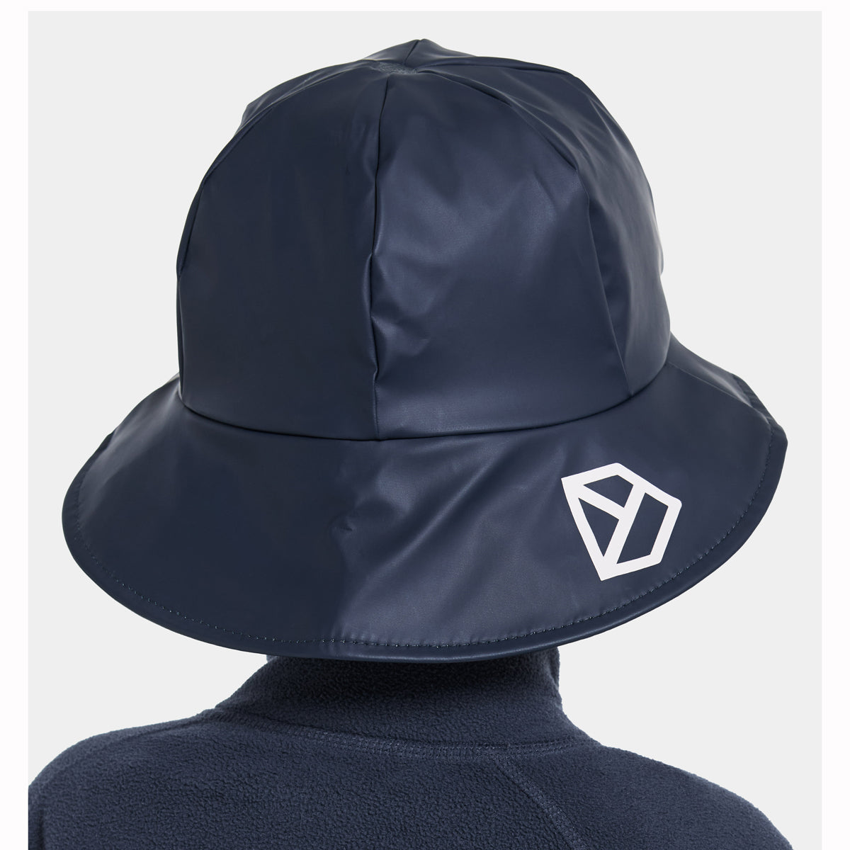 Didriksons Kids Southwest PU Rain Hat (Navy)