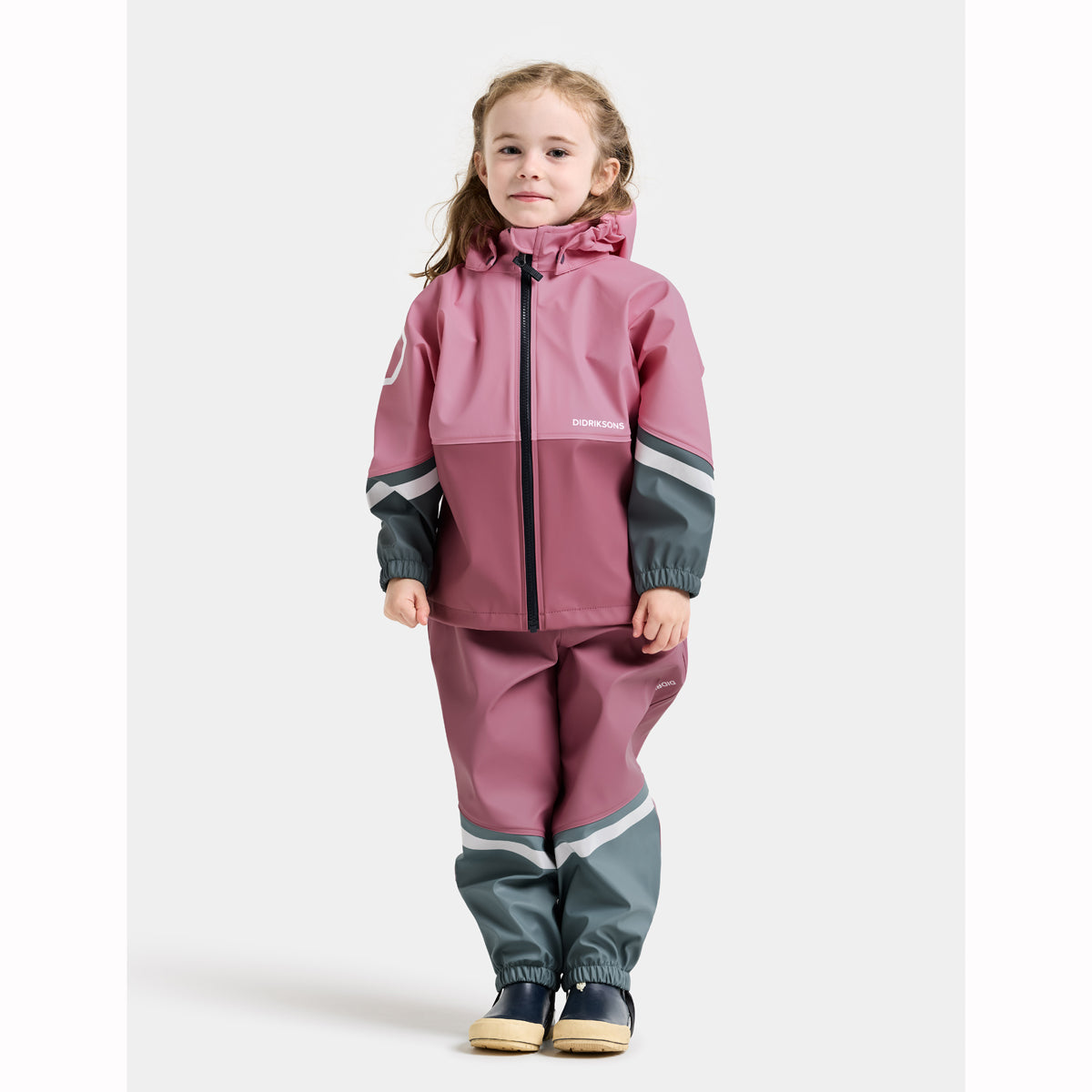 Didriksons Waterman Kids Set (Light Heather Pink)