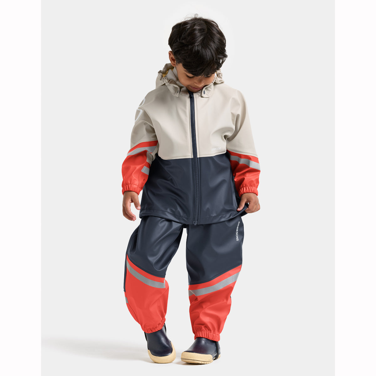 Didriksons Waterman Waterproof Kids Set (Sand Beige)