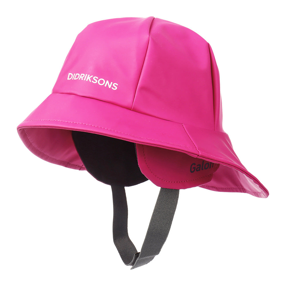 Didriksons Kids Southwest PU Rain Hat (Pink)