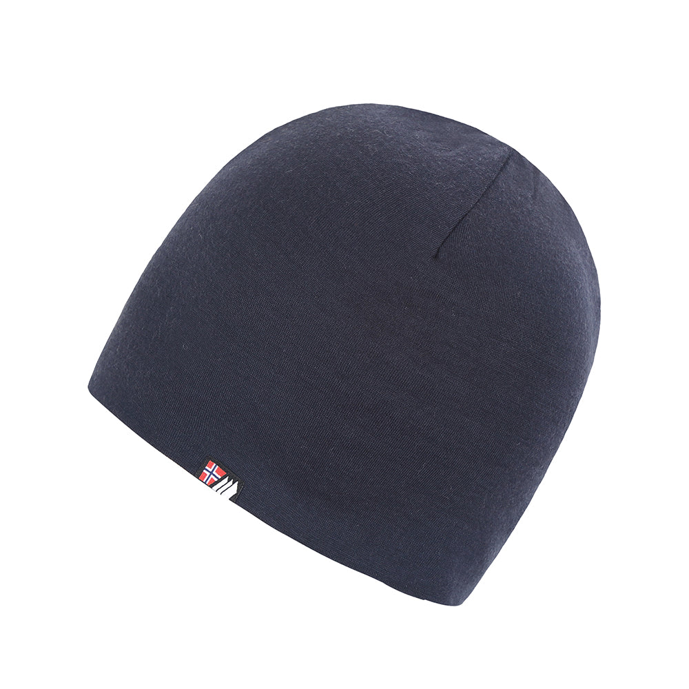 Kids merino wool hat in navy