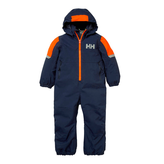 Helly Hansen kids ski suit in navy