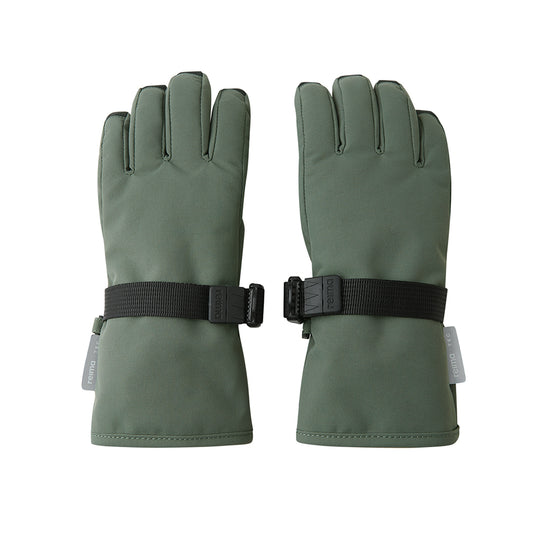 Reima Tartu Kids Waterproof Winter Gloves  in green
