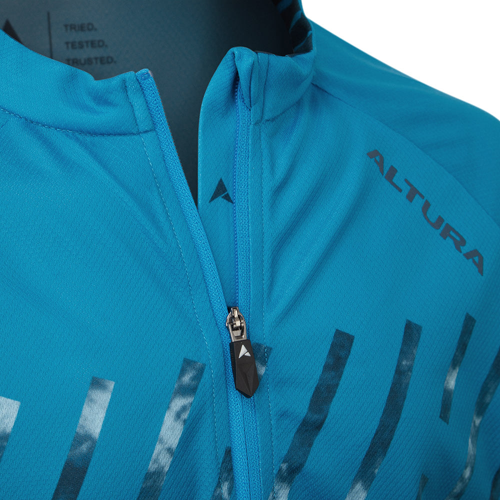 Altura Airstream Kids Short Sleeve Cycling Jersey (Blue)