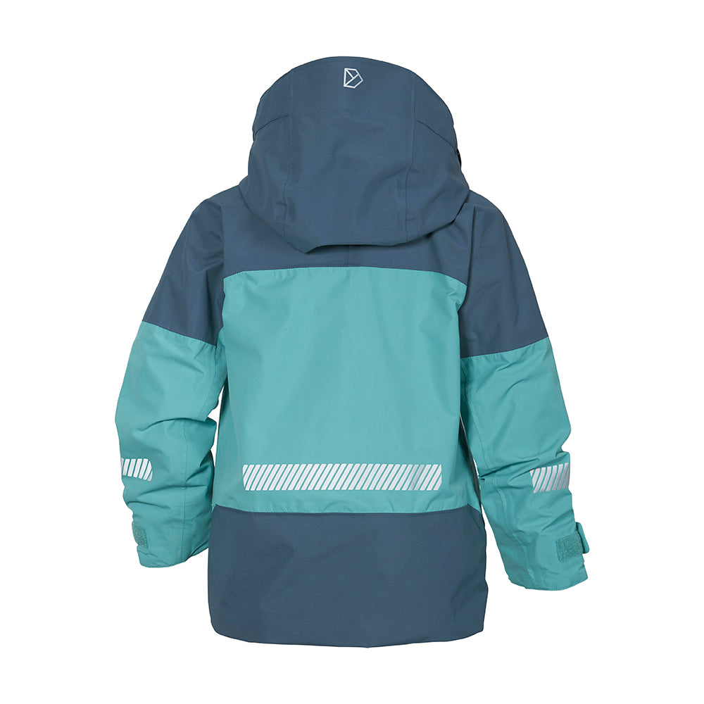 Didriksons Ash Kids Waterproof Jacket (Turquoise Aqua)