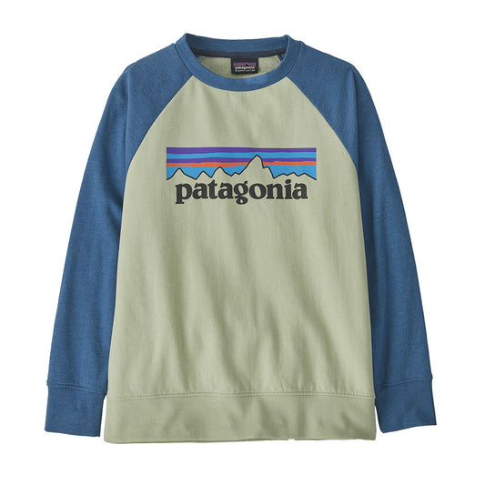 Patagonia Kids Lightweight Crew Sweatshirt (Salvia Green)