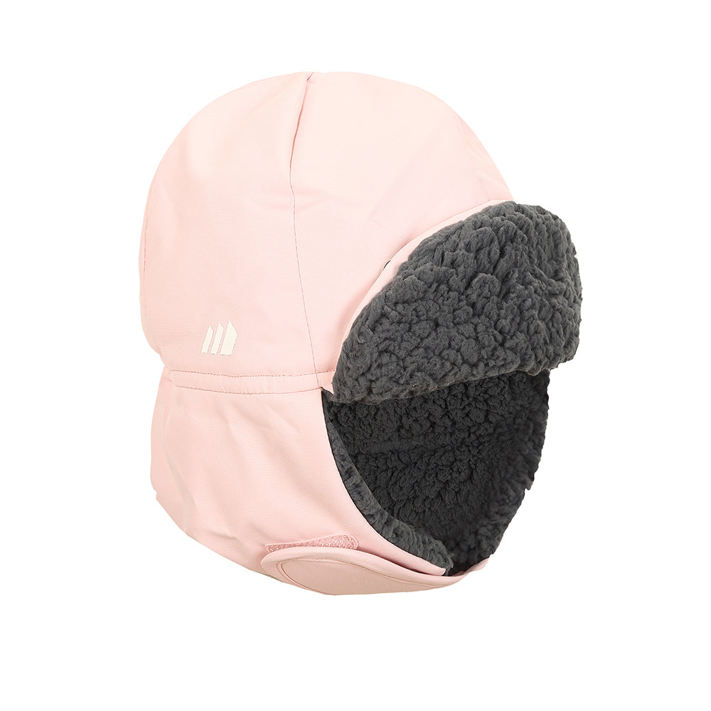 Skogstad kids biggles style winter hat in pink