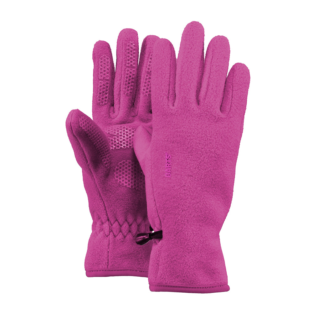 Barts kids fleece gloves in pink