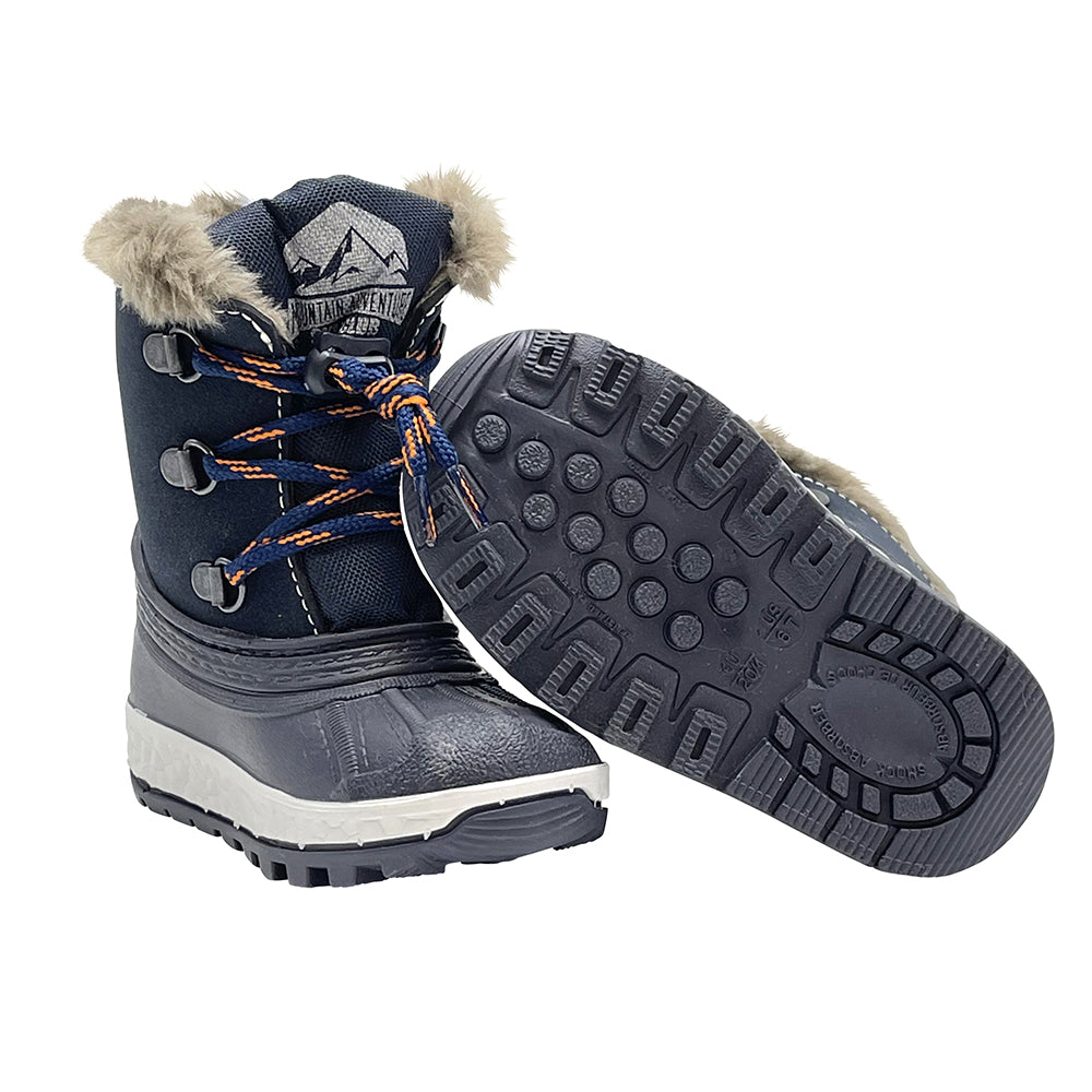 Manbi Kids Nanouk Snow Boots (Navy)