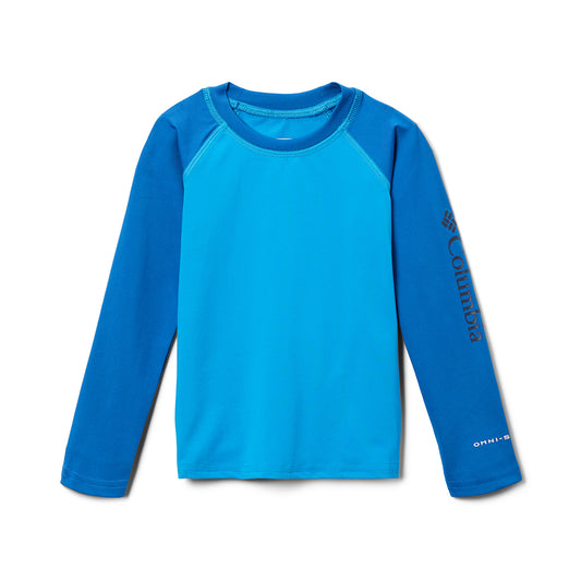 Columbia kids long sleeved sun top in blue