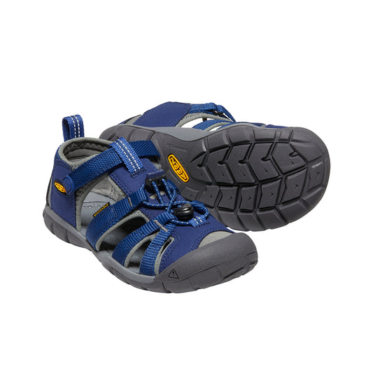 Keen Kids Seacamp CNX Sandals in navy blue