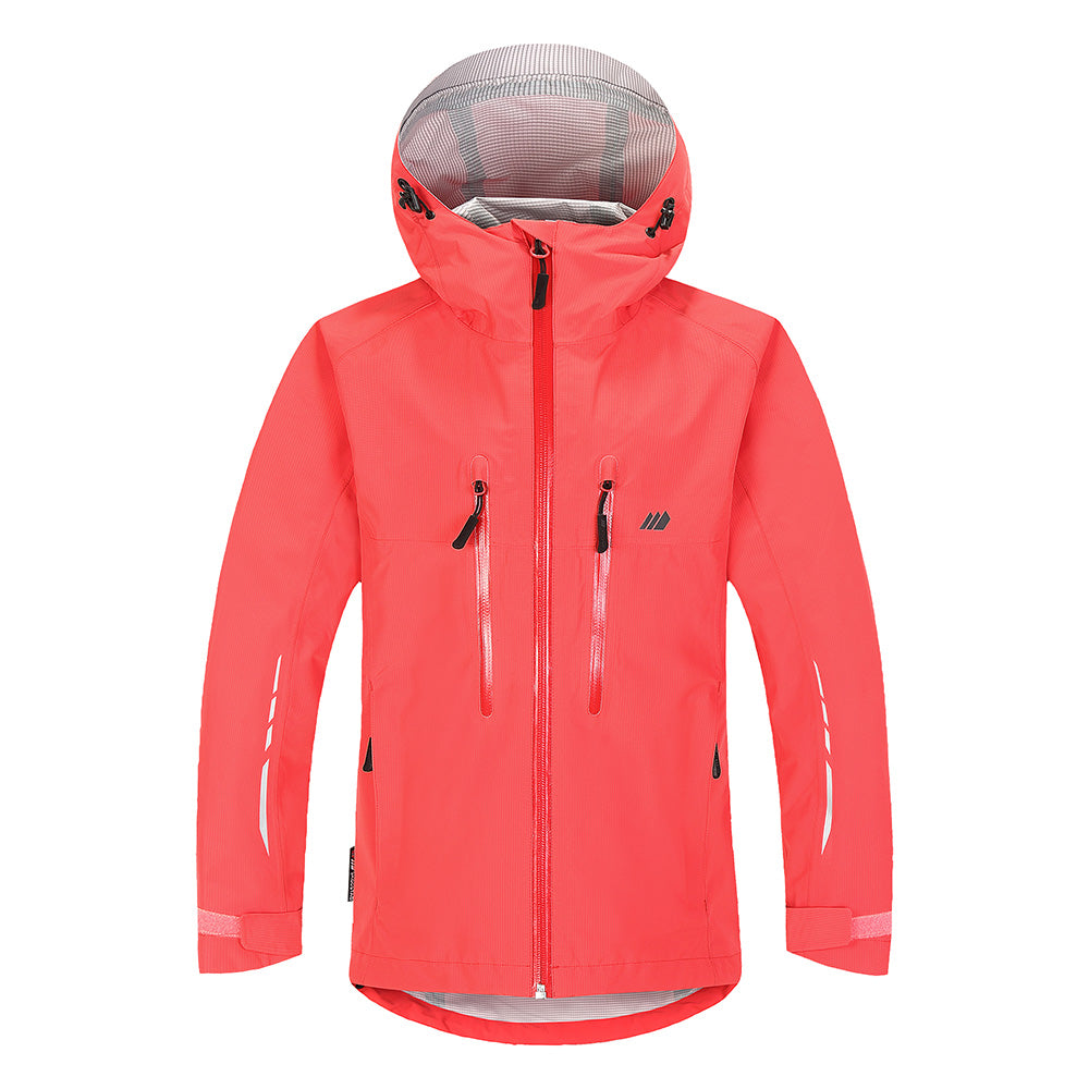 Skogstad Kids Waterproof Shell Jacket (Hibiscus Red)