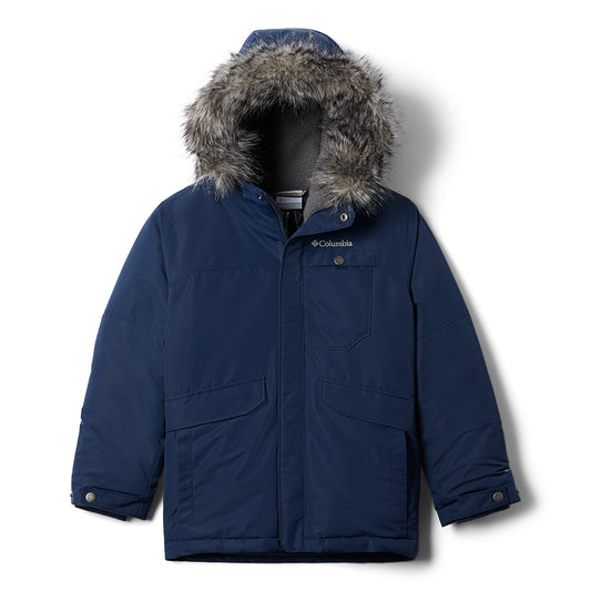 Columbia boys winter school coat in navy