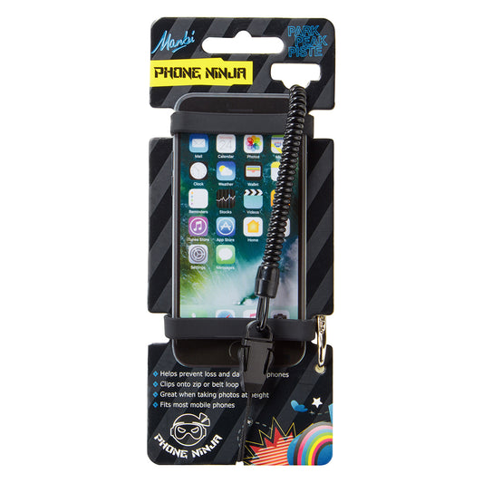 Manbi Ninja phone strap in black