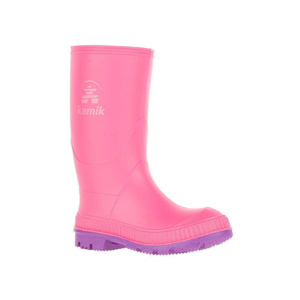 Kamik Stomp Kids Welly Boots (Pink Rose)