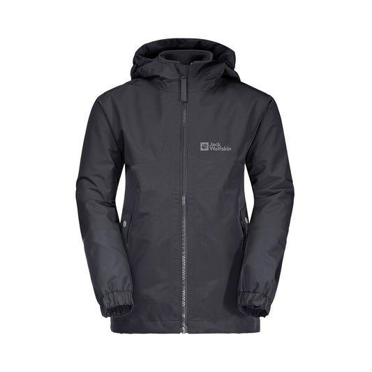 Jack Wolfskin Boys Iceland Jacket in black