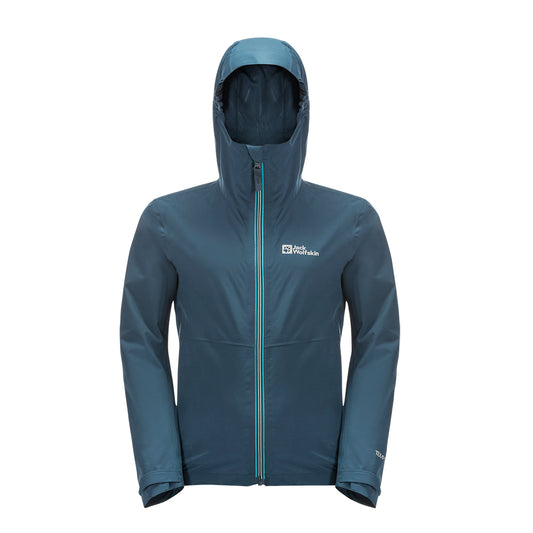 Jack Wolfskin JWP Youth Waterproof Shell Jacket (Dark Sea)