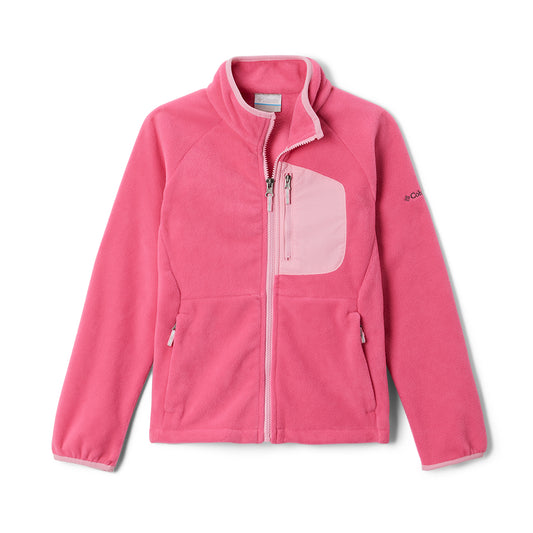 Columbia Girls Fast Trek Fleece Jacket (Wild Geranium)