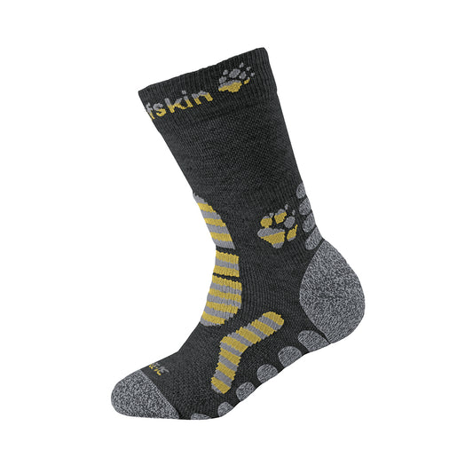 Jack Wolfskin kids hiking socks in charcoal grey