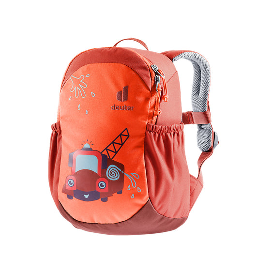 Deuter Pico Toddler Rucksack with Fire Truck Lava motif