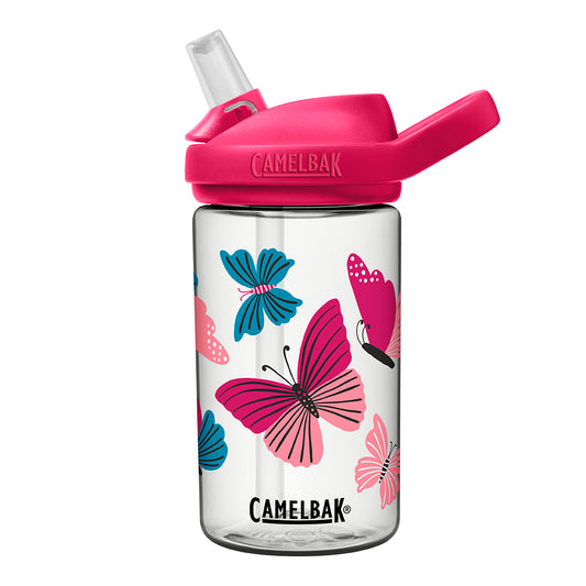Camelbak Eddy Kids 0.4L Water Bottle (Butterflies)-Little Adventure Shop