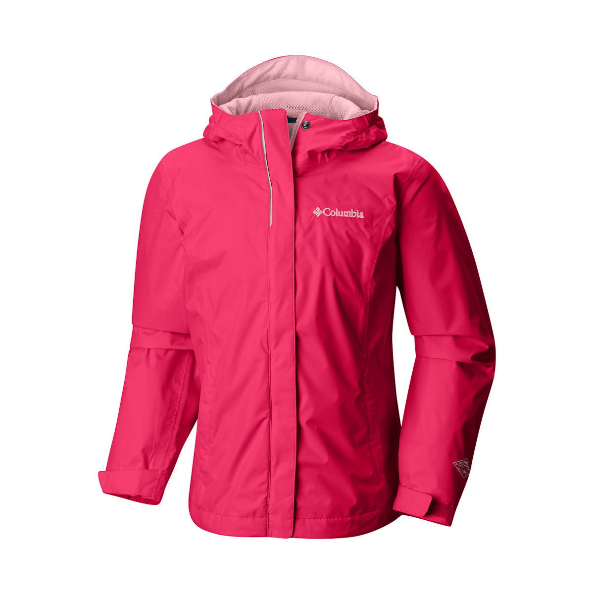 Columbia Girls Arcadia Waterproof Jacket (Punch Pink)-Little Adventure Shop