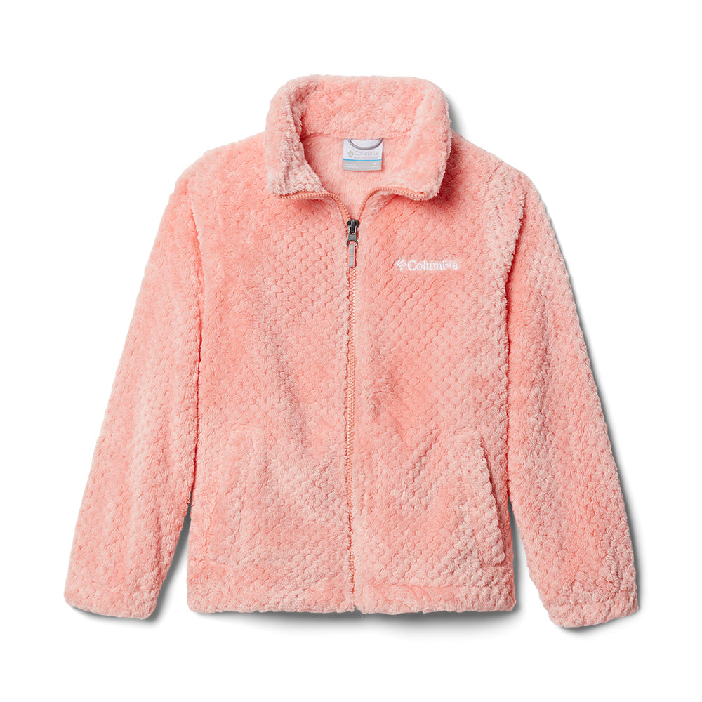 Columbia Sherpa, super fluffy pink fleece for girls
