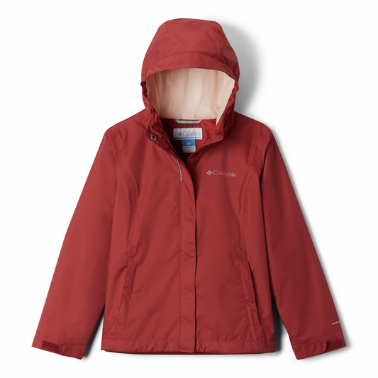 Columbia Girls Arcadia Waterproof Jacket (Dusty Crimson)-Little Adventure Shop