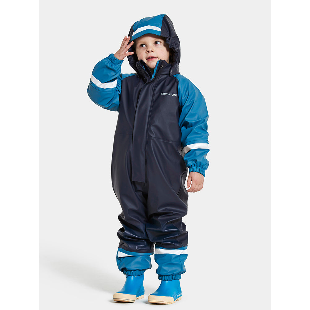 Didriksons Colorado Kids Waterproof Suit Overalls (Corn Blue)