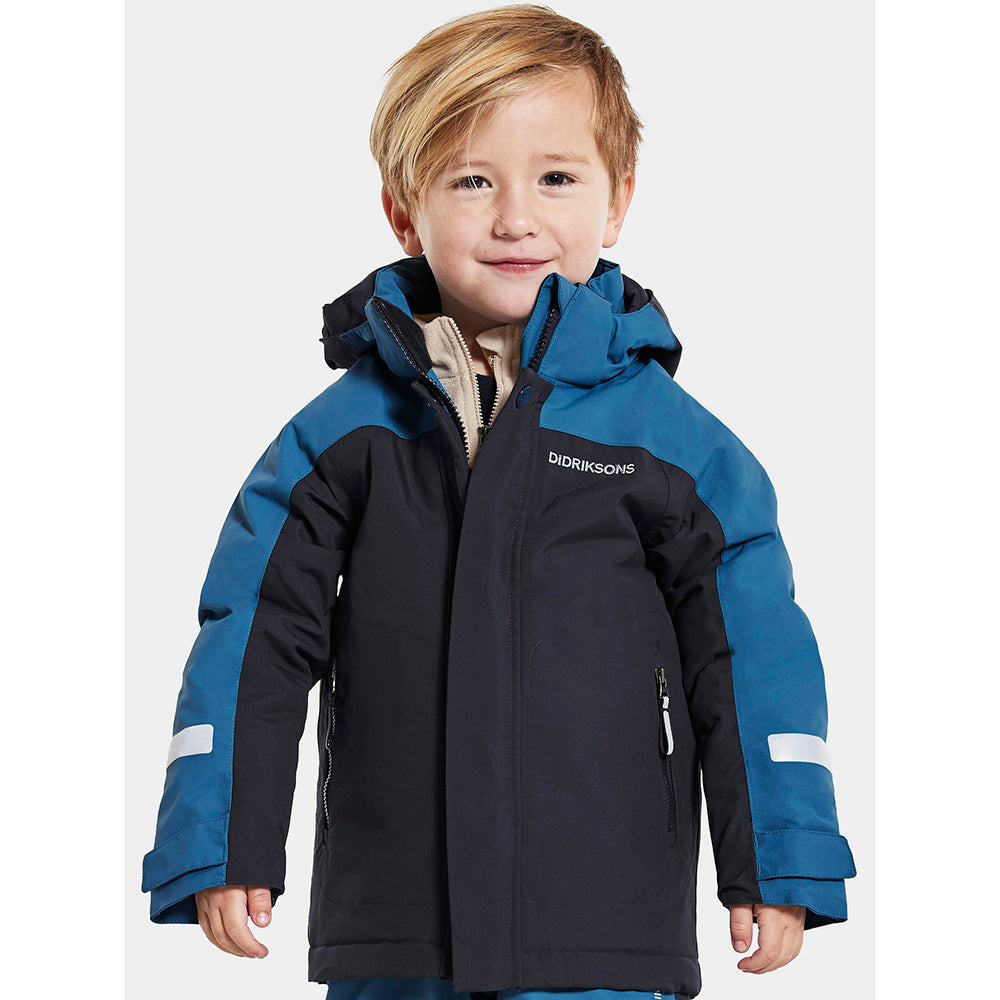 Didriksons Neptun Kids Ski Jacket (Navy)