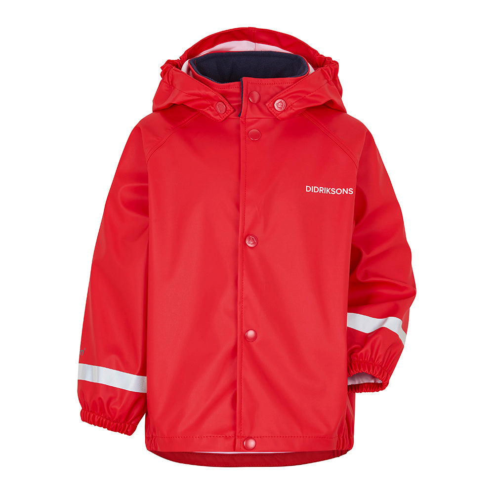 Didriksons Slaskeman waterproof jacket in red