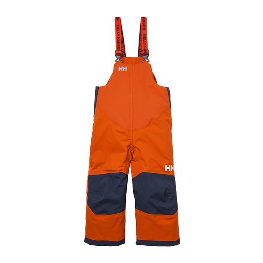 Helly Hansen Kids Rider 2 Insulated Bibs (Neon Orange)-Little Adventure Shop