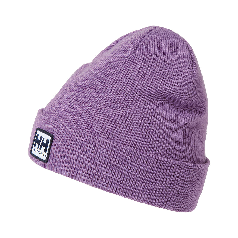 Helly Hansen cuff beanie for girls and boys in purple