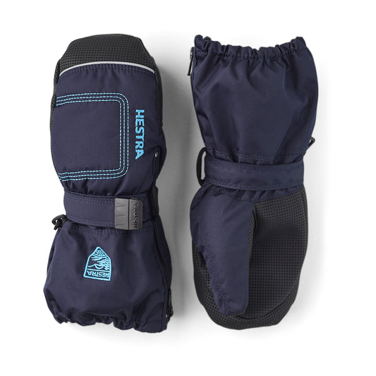 Hestra Baby Zip Long Primaloft Mittens (Navy)