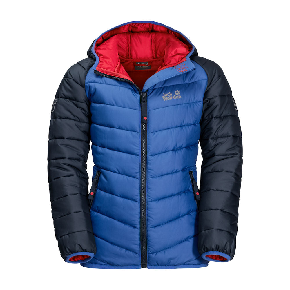 Jack Wolfskin Kids Zenon Jacket (Coastal Blue)-Little Adventure Shop